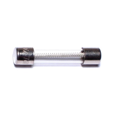 Midwest Fastener Glass Fuse, MDL Series, Time-Delay, 7A, 250V AC, 5 PK 67277